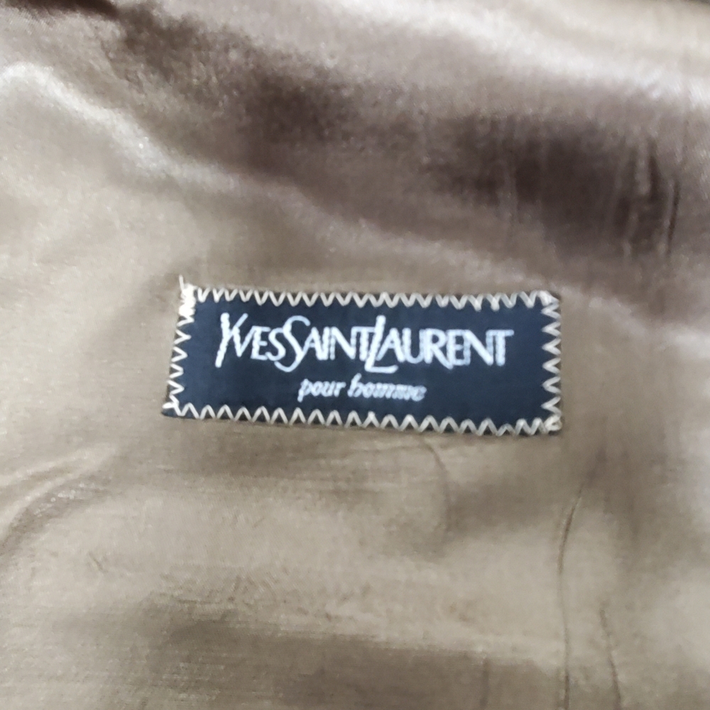 Yves Saint Laurent Men's Brown Blazer Jacket Size 42 - Picture 7 of 8